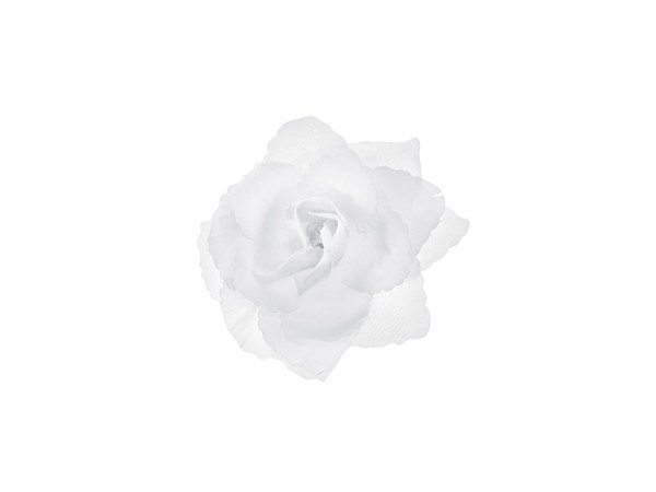 Paris Dekorace Růže na přilepení bílé