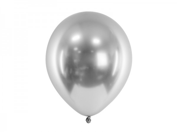 Paris Dekorace Balónek chromový stříbrný, 30 cm