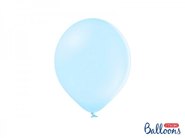 Paris Dekorace Balónky pastelové světle modré, 27 cm
