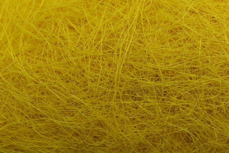 Paris Dekorace Barevné sisalové vlákno žluté