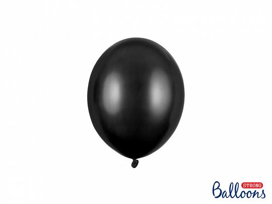 Paris Dekorace Balónek metalický černý, 12 cm