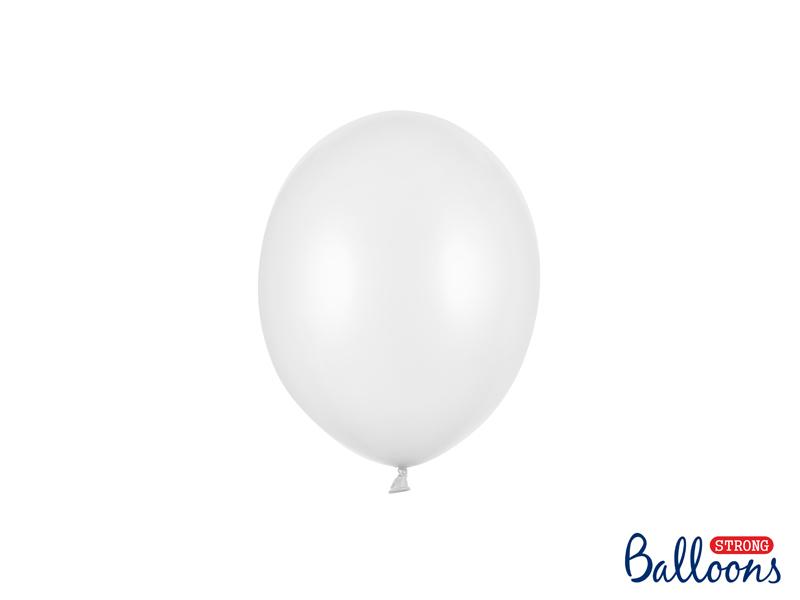 Paris Dekorace Balónek metalický bílý, 12 cm