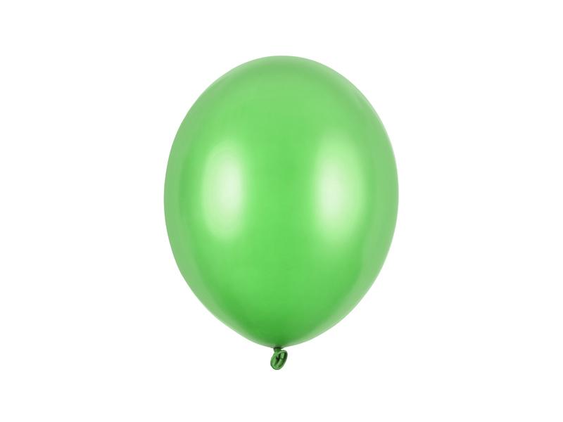 Paris Dekorace Balónek metalický světle zelený, 27 cm