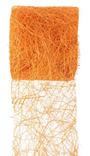 Paris Dekorace Stuha oranžová z kokos. vláken 70mm/5m
