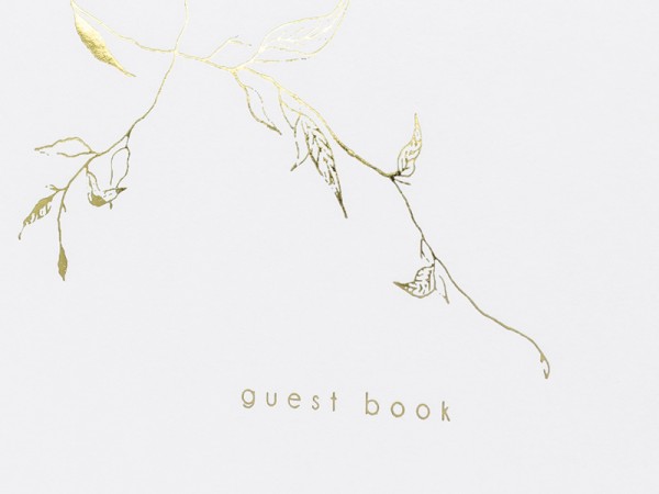 Kniha hostů, zlaté větvičky  
